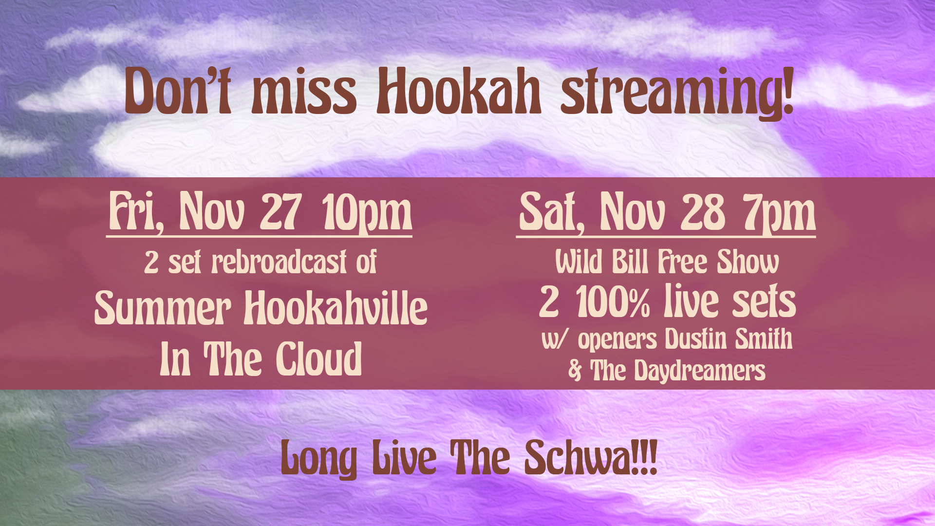 ekoostik hookah streaming Nov 27 + 28